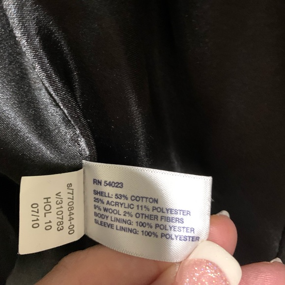 GAP MULTI-COLORED TWEED WOOL BLEND LS FULL BUTTON FRONT BLAZER JACKET SIZE SMALL - Picture 15 of 16